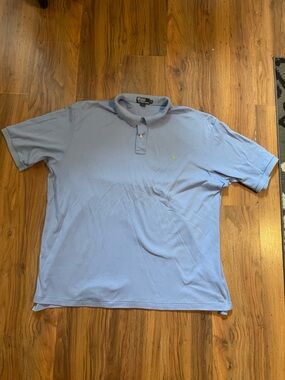 Polo Ralph Lauren Men's Short Sleeve Collared Polo Shirt Blue Sz 3XLT